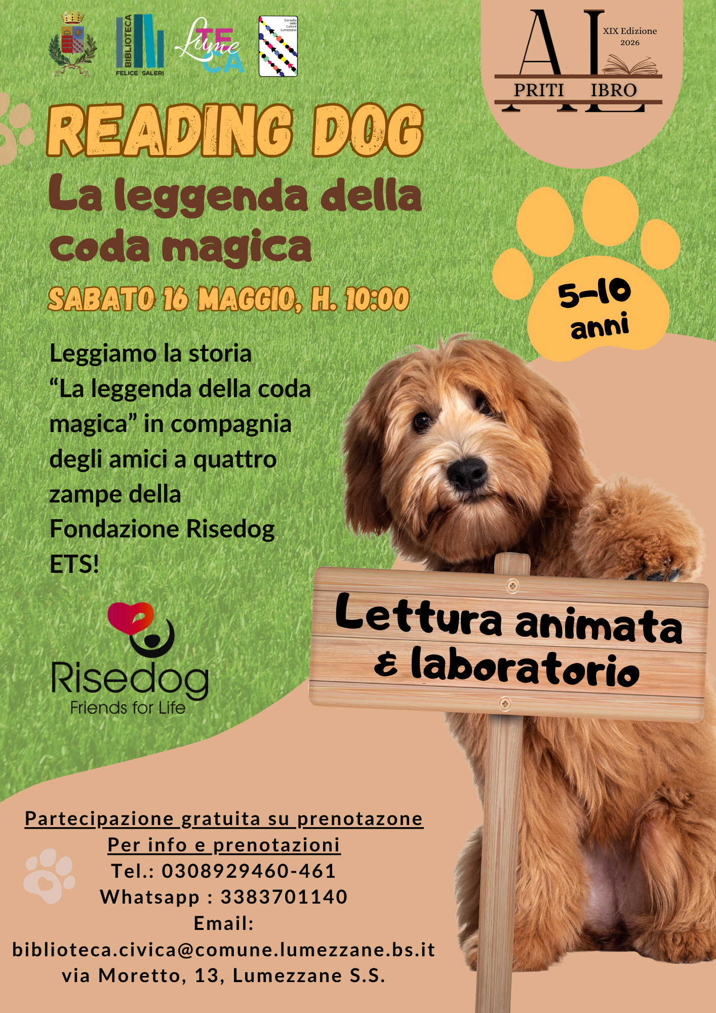 READING DOG "La leggenda della coda magica"